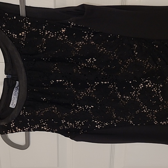 Black Lace Dress - Picture 3 of 6